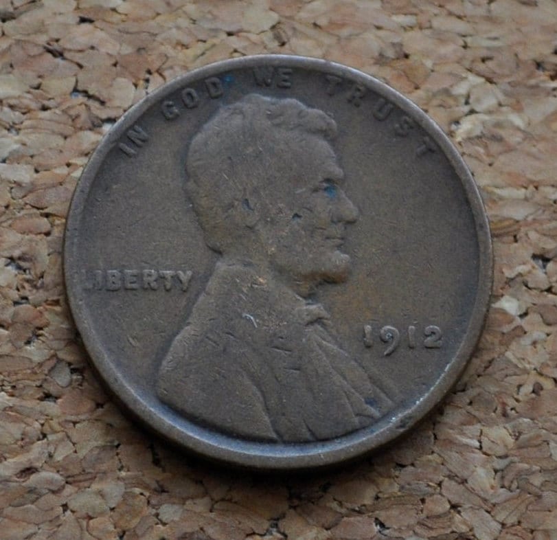 1912 P,D,S Wheat Penny - Choose by Mint and Grade - Lincoln Wheat Ear Cent - Semi Key Date - WWI Era Coin