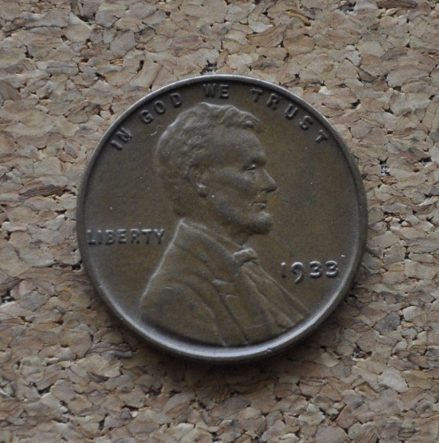1933 Wheat Penny - Choose by Grade - Philadelphia Mint - 1933 Wheat Ear Cent - 1933-P / 1933P Cent