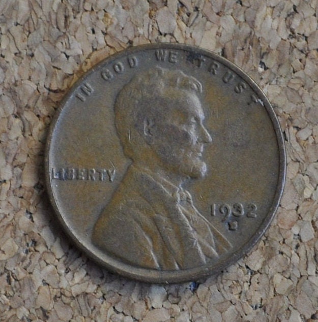 1932-D Wheat Penny - Choose by Grade - Denver Mint - 1932 D Wheat Ear Cent - Rarer Date & Mint for the 30's