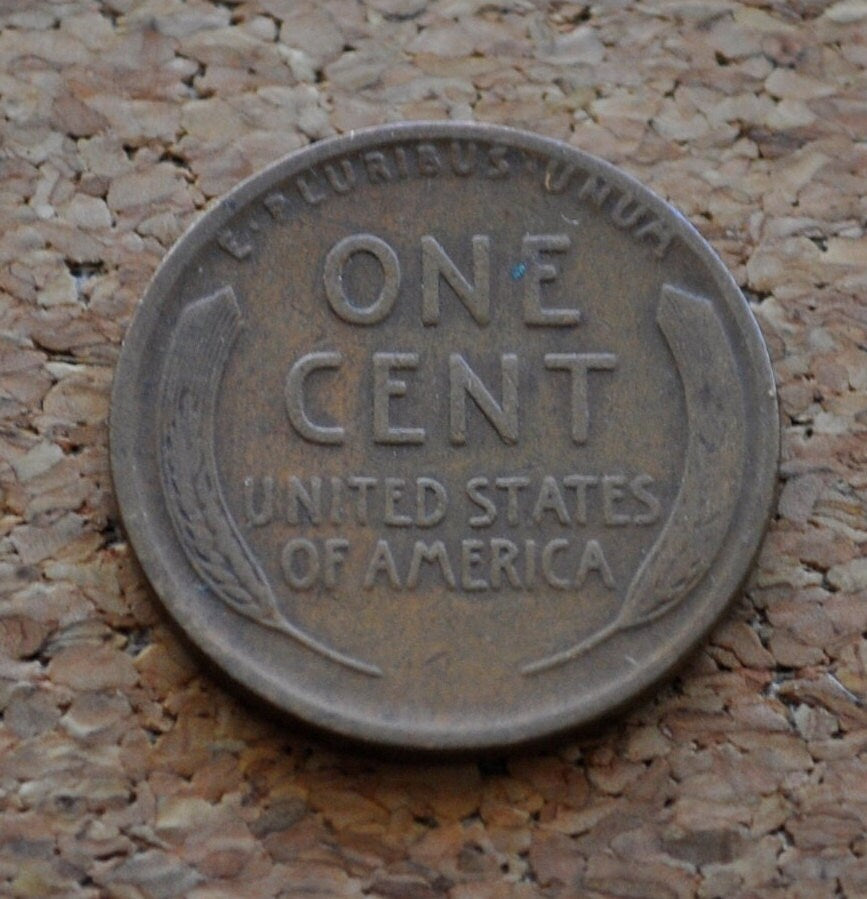 1918-D Wheat Penny - VG to F (Very Good to Fine) Grade / Condition - Denver Mint - WWI Era US Cent - 1918 D Wheat Ear Cent - 1918D