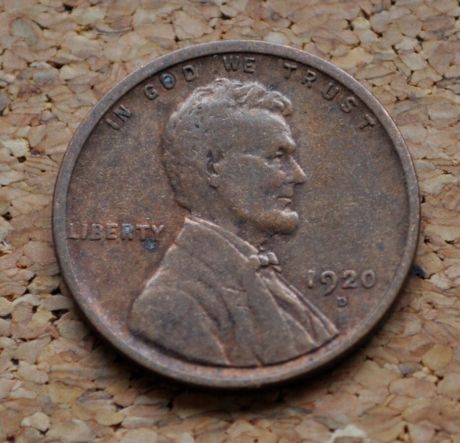 1920-D Wheat Penny - Choose by Grade - Denver Mint - 1920 D Wheat Ear Cent - Good Date and Mint