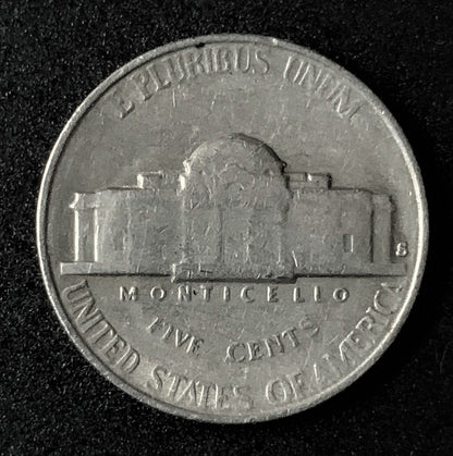 1952 S Jefferson Nickel - Choose by Grade - San Francisco Mint - Jefferson 1952S Nickel