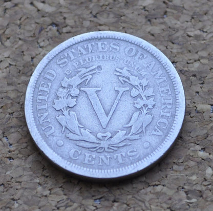 1902 Liberty Head Nickel - V Nickel - Choose by Grade / Condition - Liberty Nickel - 1902 V Nickel - 1902 Nickel