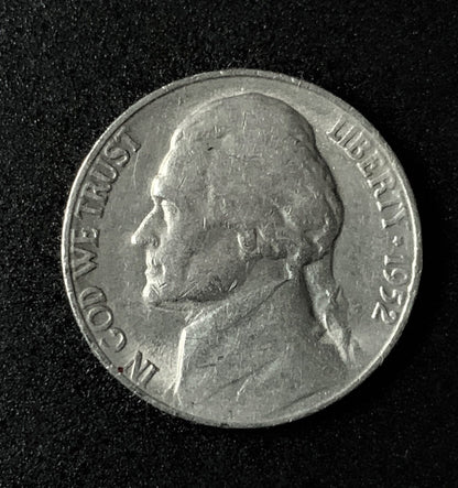 1952 Jefferson Nickel P,D,S - Choose by Mint & Grade - 1952D Jefferson 1952S Nickel D Mint, S Mint