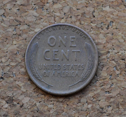 1928-S Wheat Penny - F/VF (Fine to Very Fine) Grade / Condition - San Francisco Mint - 1928S Wheat Ear Cent / 1928S Lincoln Wheat