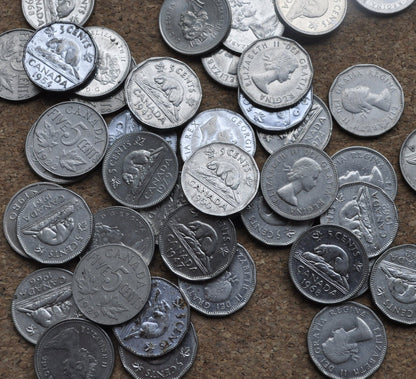 Canadian Nickels 1922 - 1991 - Choose By Date, Conditions Listed - Canada Nickels By Date - Excellent Conditions / High Grades