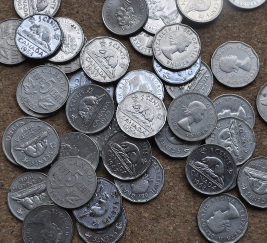 Canadian Nickels 1922 - 1991 - Choose By Date, Conditions Listed - Canada Nickels By Date - Excellent Conditions / High Grades