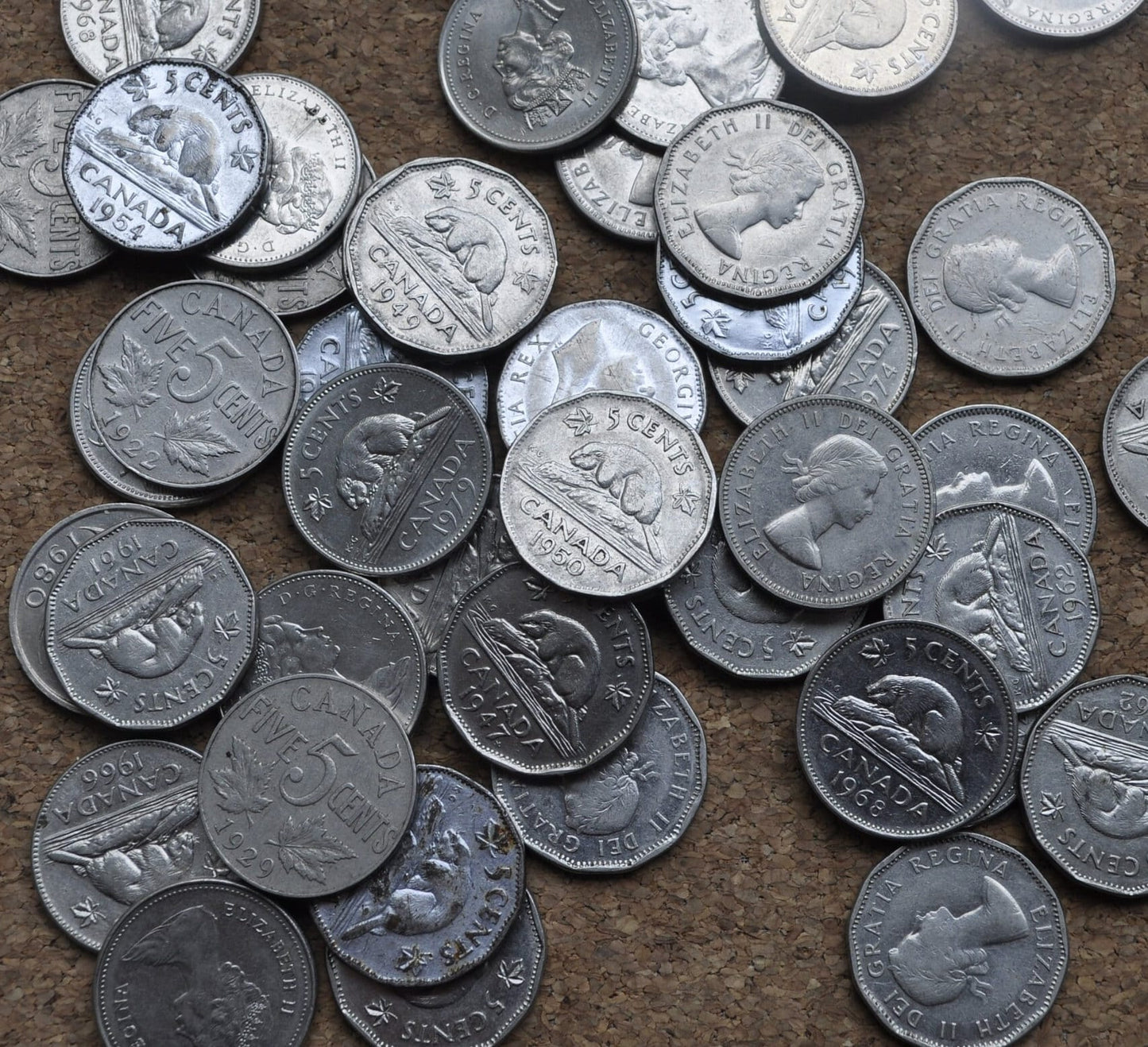 Canadian Nickels 1922 - 1991 - Choose By Date, Conditions Listed - Canada Nickels By Date - Excellent Conditions / High Grades