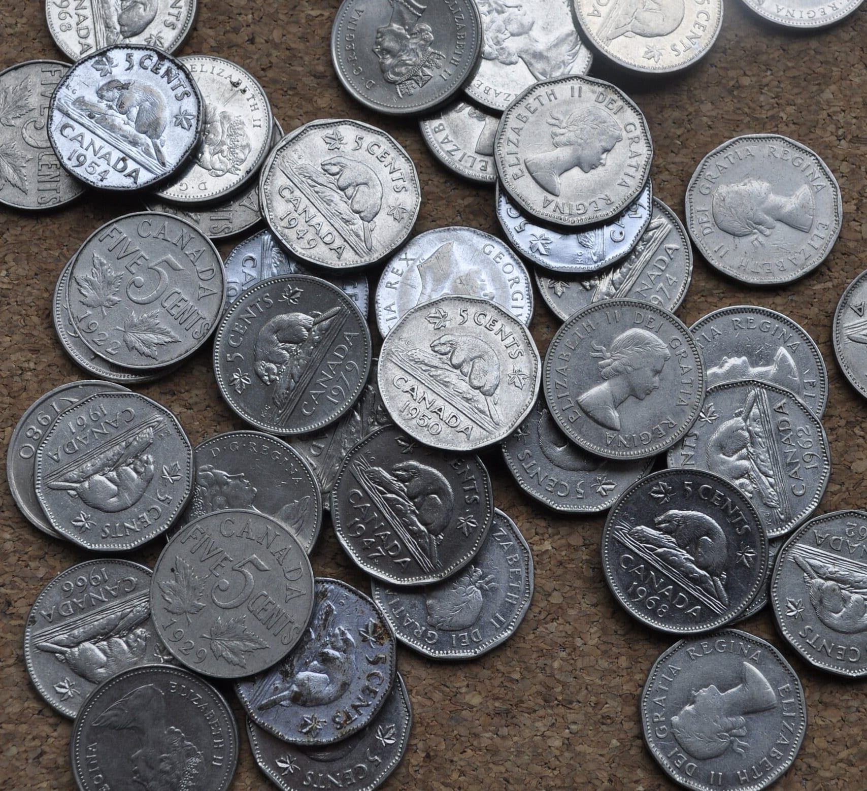 Canadian Nickels 1922 - 1991 - Choose By Date, Conditions Listed - Canada Nickels By Date - Excellent Conditions / High Grades
