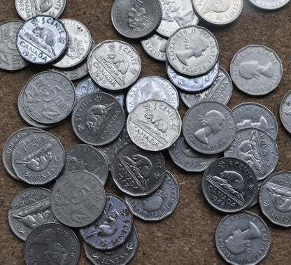 Canadian Nickels 1922 - 1991 - Choose By Date, Conditions Listed - Canada Nickels By Date - Excellent Conditions / High Grades