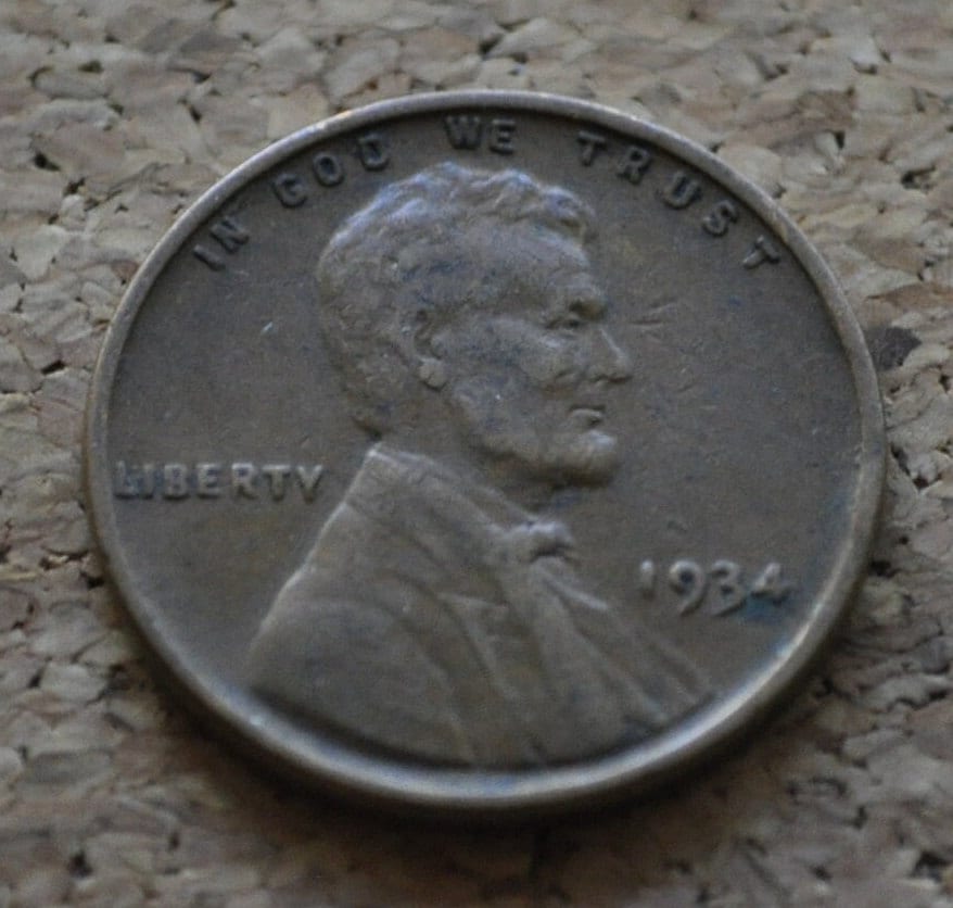 1934 Wheat Pennies, P&D Mints - Choose by Mint and Grade - 1934 Wheat Ear Cent 1934 D Wheat Back Penny 1934