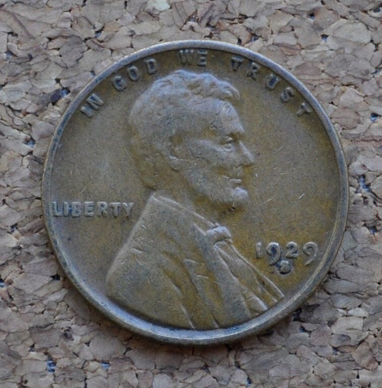 1929-S Wheat Penny - Choose By Grade - 1929 S Wheat Ear Cent 1929S Wheat Back Lincoln Cent