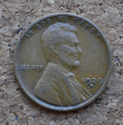 1929-S Wheat Penny - Choose By Grade - 1929 S Wheat Ear Cent 1929S Wheat Back Lincoln Cent