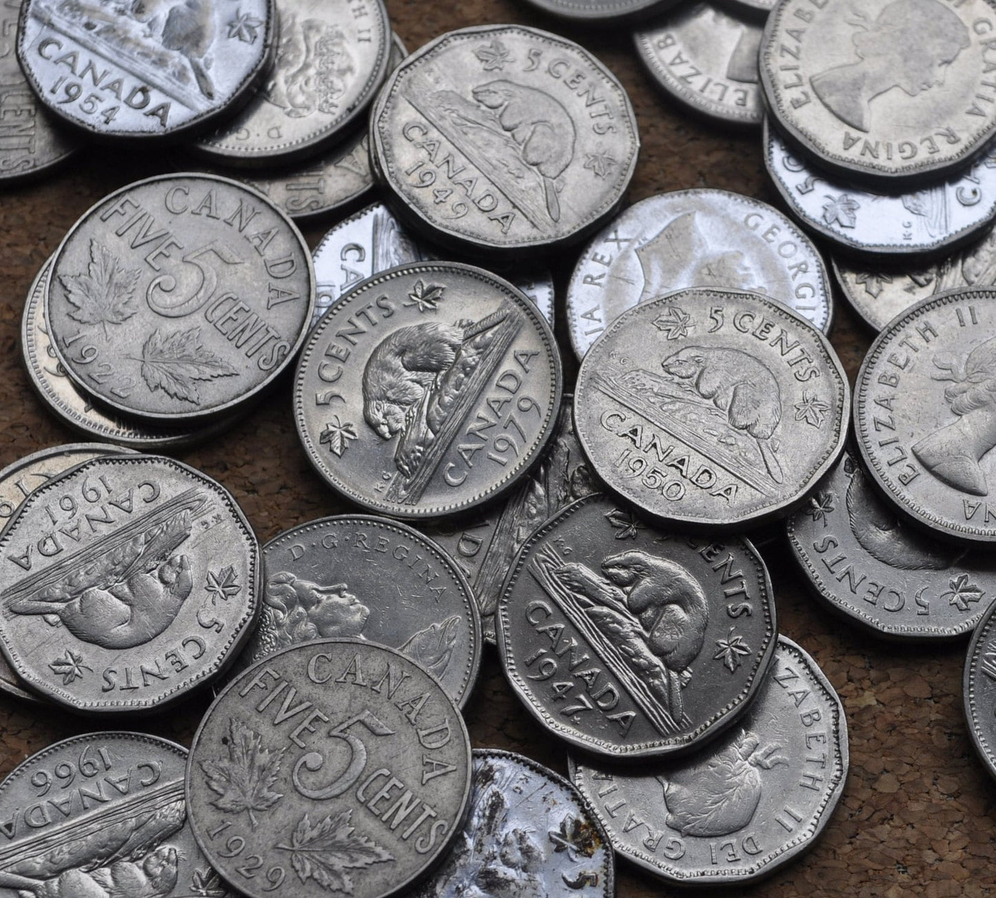 Canadian Nickels 1922 - 1991 - Choose By Date, Conditions Listed - Canada Nickels By Date - Excellent Conditions / High Grades