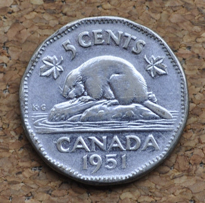 Canadian Nickels 1922 - 1991 - Choose By Date, Conditions Listed - Canada Nickels By Date - Excellent Conditions / High Grades