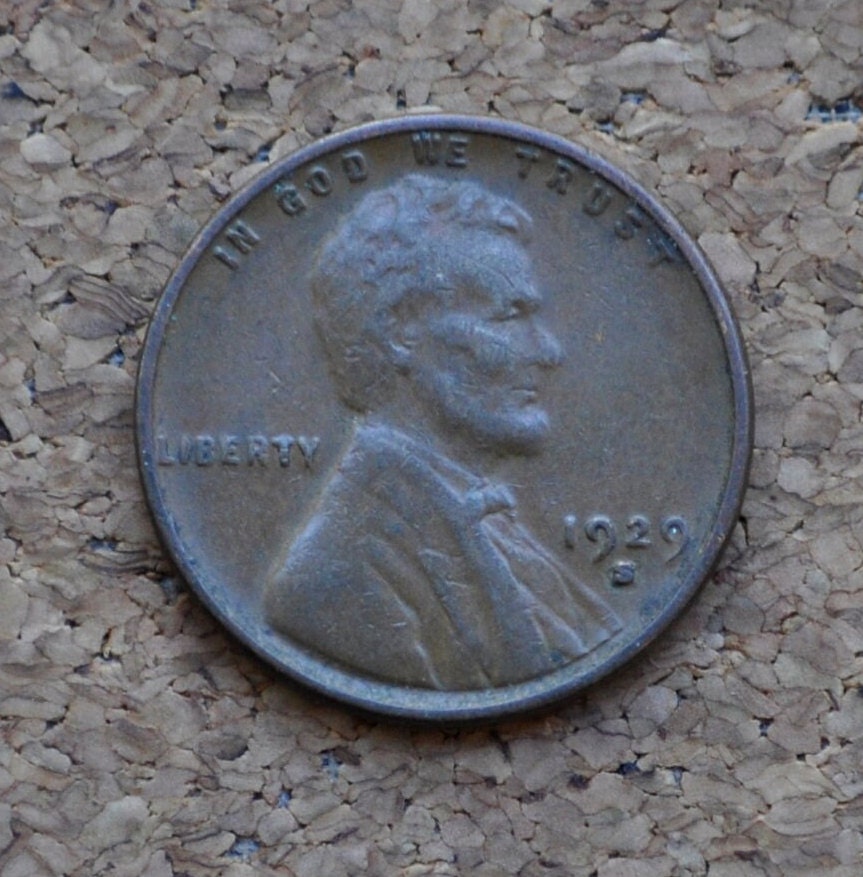 1929-S Wheat Penny - Choose By Grade - 1929 S Wheat Ear Cent 1929S Wheat Back Lincoln Cent