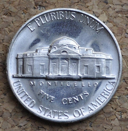 1967 Jefferson Nickel - BU (Uncirculated) Condition - Full Mint Luster - Beautiful coin for a collection - 1967 P Nickel - 1967 P Jefferson