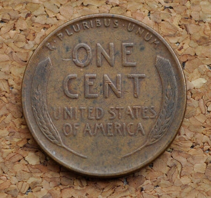 1936-D Wheat Penny - F-VF (Fine to Very Fine) Condition - Denver Mint - 1936 D Lincoln Cent - 1936 D Wheat Ear Cent Wheat Back 1936 D Penny