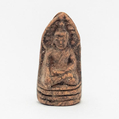 Authentic Ancient Thai Buddhist Amulet - Lamphun Region - Religious Amulet Buddhist Antique - Clay - 800 to 1200 Years Old - Thailand