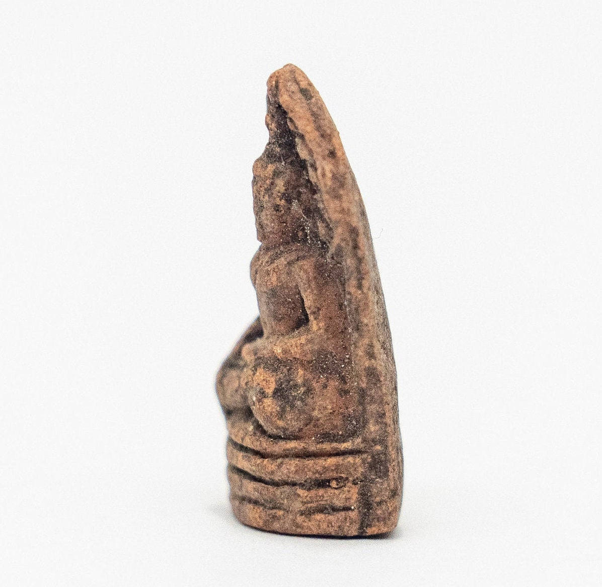 Authentic Ancient Thai Buddhist Amulet - Lamphun Region - Religious Amulet Buddhist Antique - Clay - 800 to 1200 Years Old - Thailand