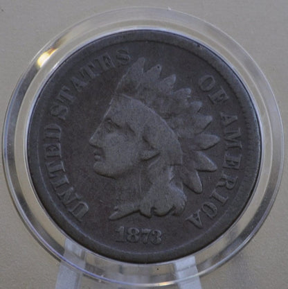 1873 Indian Head Penny - Choose by Grade / Condition - Good Date, Harder To Find - Indian Head Cent 1873 - Open 3 Variety
