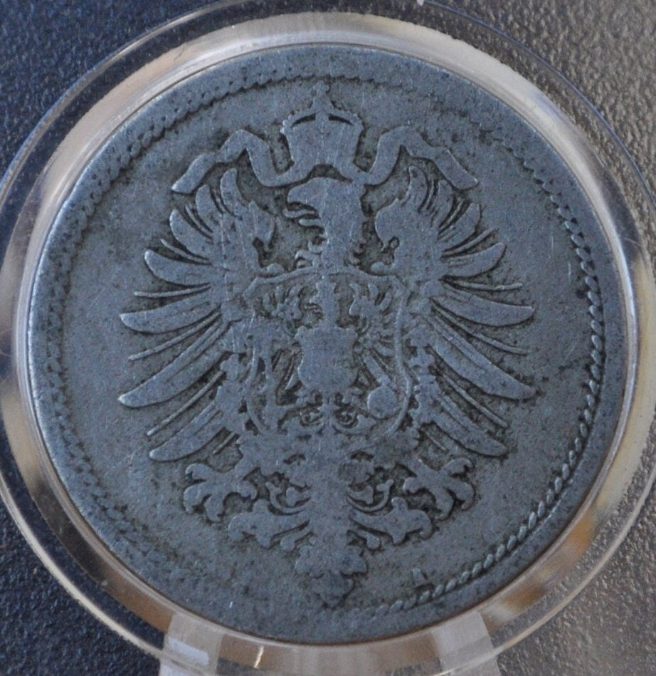 1889 German 10 Pfennig Deutsches Reich - Good condition - Second Reich of Germany 1889 - 1800s German Coin - Ten Pfennig 1889