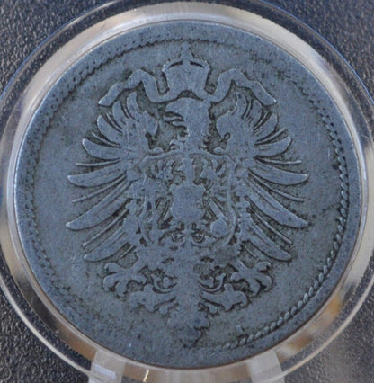 1889 German 10 Pfennig Deutsches Reich - Good condition - Second Reich of Germany 1889 - 1800s German Coin - Ten Pfennig 1889