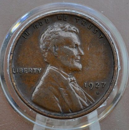1927-D Wheat Penny - Choose by Grade / Condition - Denver Mint - 1927 D Wheat Ear Cent Wheat Back 1927 D Cent - Better Date