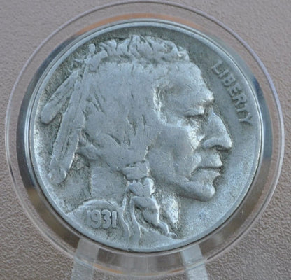 1931-S Buffalo Nickel - VF (Very Fine) Grade / Condition - Semi-Key Date - Excellent Grade - San Francisco Mint - Indian Head Nickel 1931 S