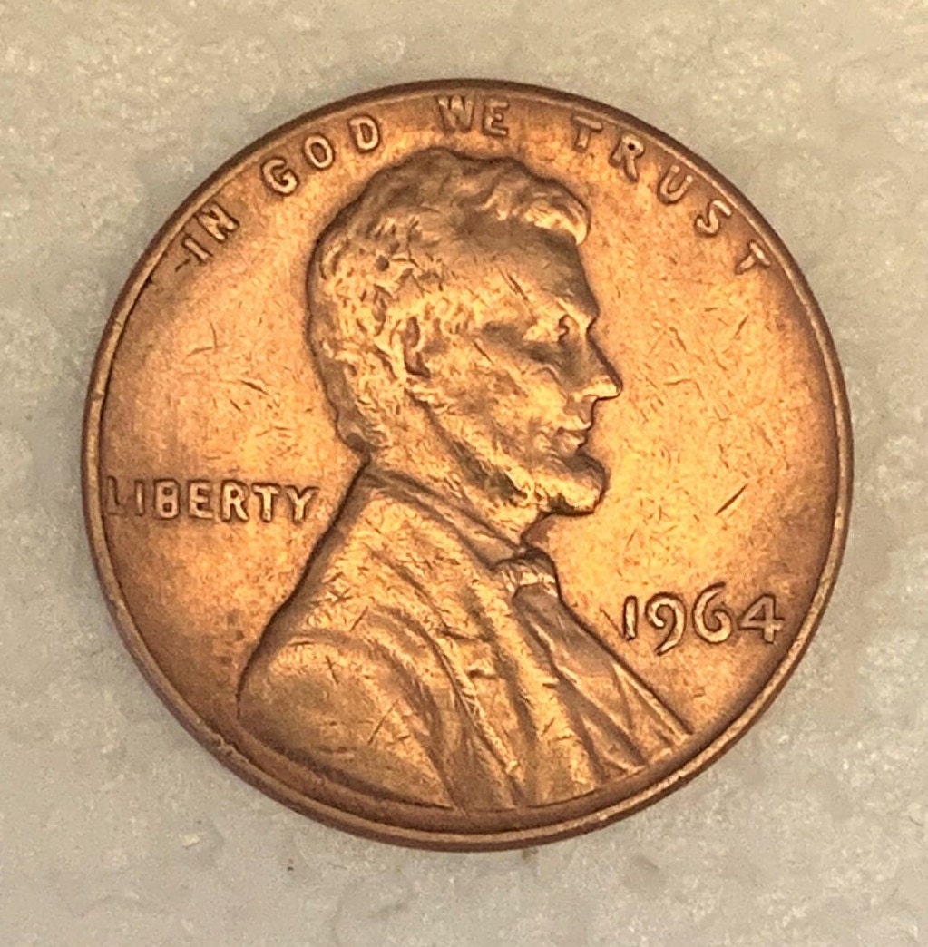 1964 P,D,S Lincoln Memorial Penny - BU - Philadelphia, Denver, San Francisco Mints - Collectible Coin - 1964 P 1964 D 1964 S Memorial Cent