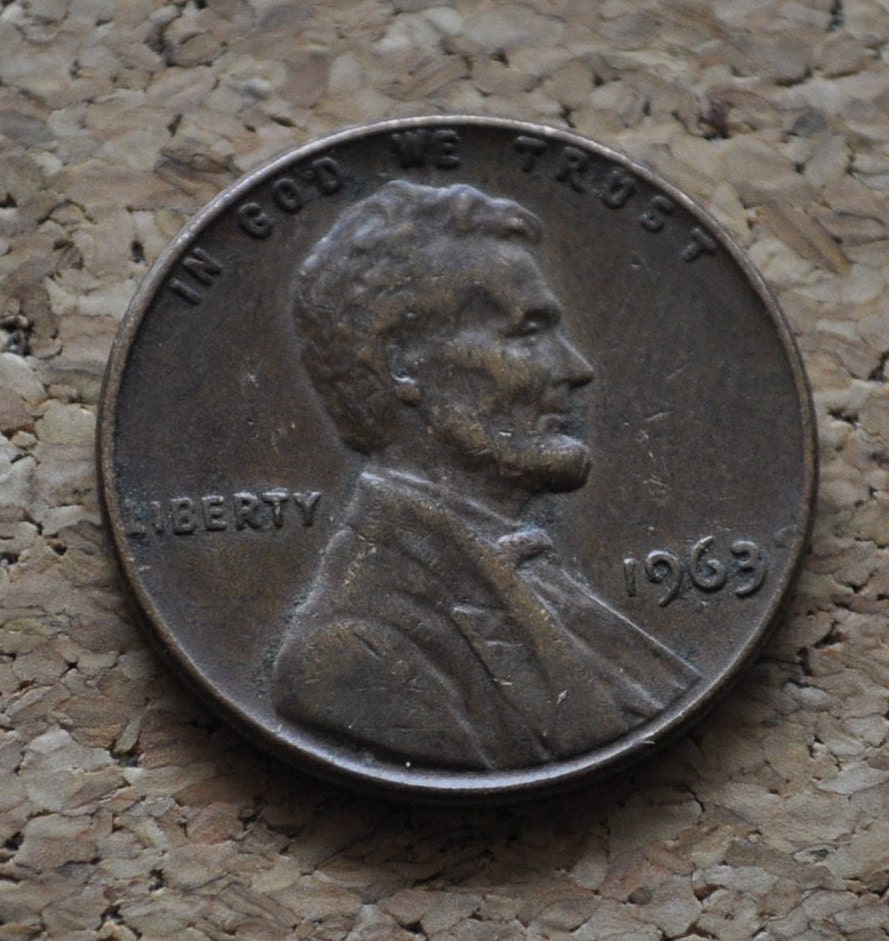 1963 P,D,S Lincoln Memorial Penny - BU - Philadelphia, Denver, San Francisco Mints - Collectible Coin - 1963 P 1963 D 1963 S Memorial Cent