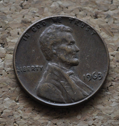 1963 P,D,S Lincoln Memorial Penny - BU - Philadelphia, Denver, San Francisco Mints - Collectible Coin - 1963 P 1963 D 1963 S Memorial Cent