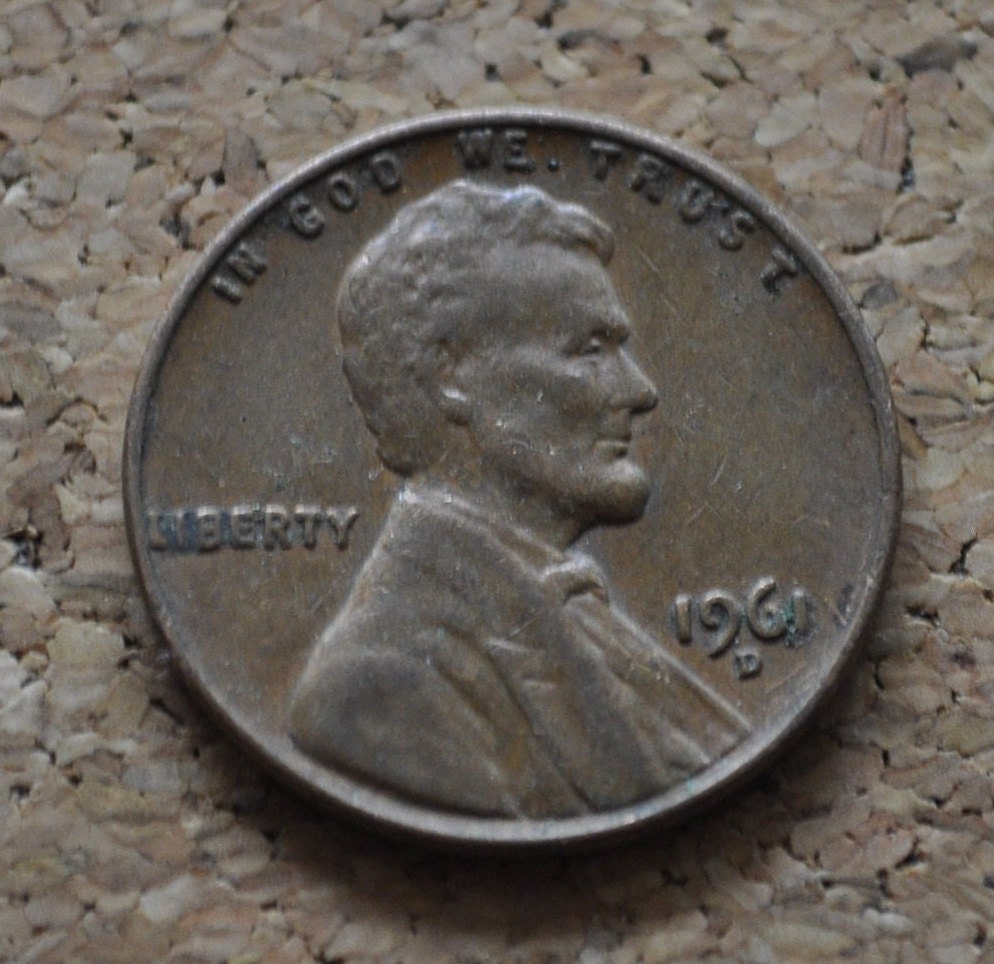 1961 P & D Lincoln Memorial Pennies - Choose by Grade - Philadelphia, Denver Mints - Collectible Coin - 1961 P 1961 D Memorial Cent