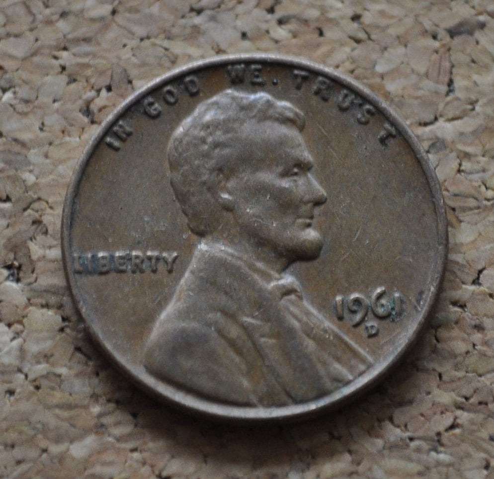 1961 P & D Lincoln Memorial Pennies - Choose by Grade - Philadelphia, Denver Mints - Collectible Coin - 1961 P 1961 D Memorial Cent