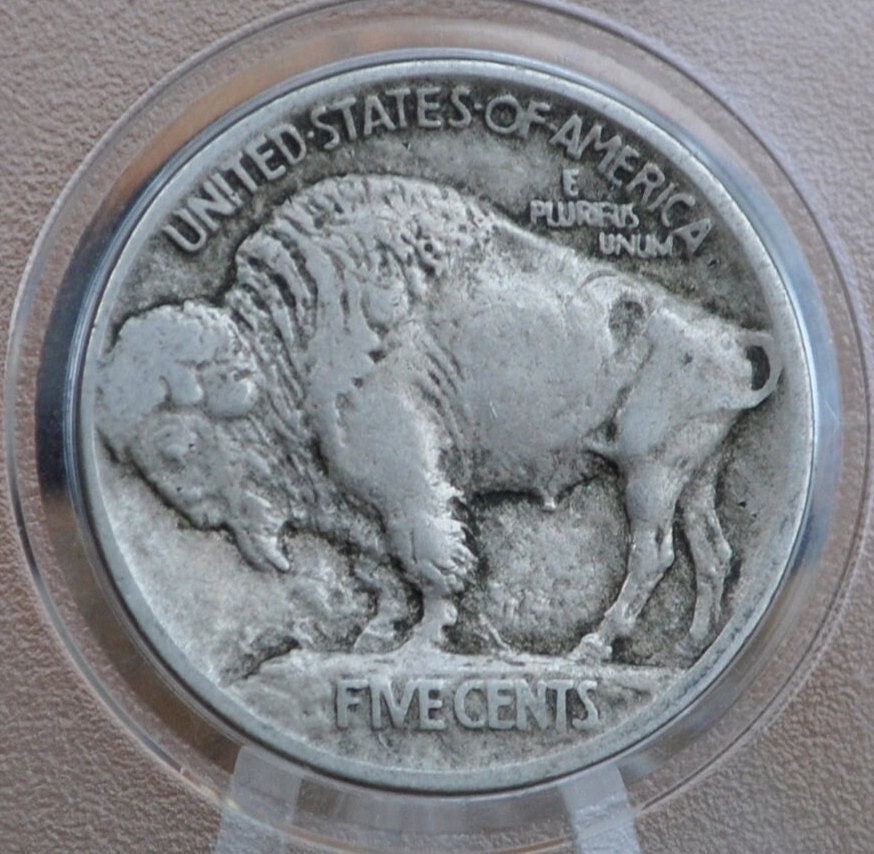 1913 Buffalo Nickel Type 1 - Choose by Grade / Condition Clear Date -Vintage US Coin First Year Made - 1913 Nickel Type One Type 1 1913