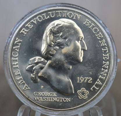 American Revolution Bicentennial George Washington Commemorative Medal 1972 - Sons Of Liberty - Join or Die - Bronze, Large Medal