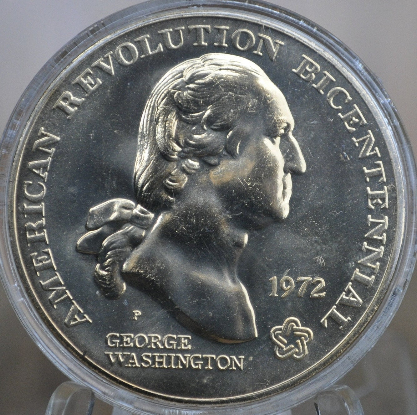 American Revolution Bicentennial George Washington Commemorative Medal 1972 - Sons Of Liberty - Join or Die - Bronze, Large Medal