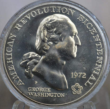 American Revolution Bicentennial George Washington Commemorative Medal 1972 - Sons Of Liberty - Join or Die - Bronze, Large Medal