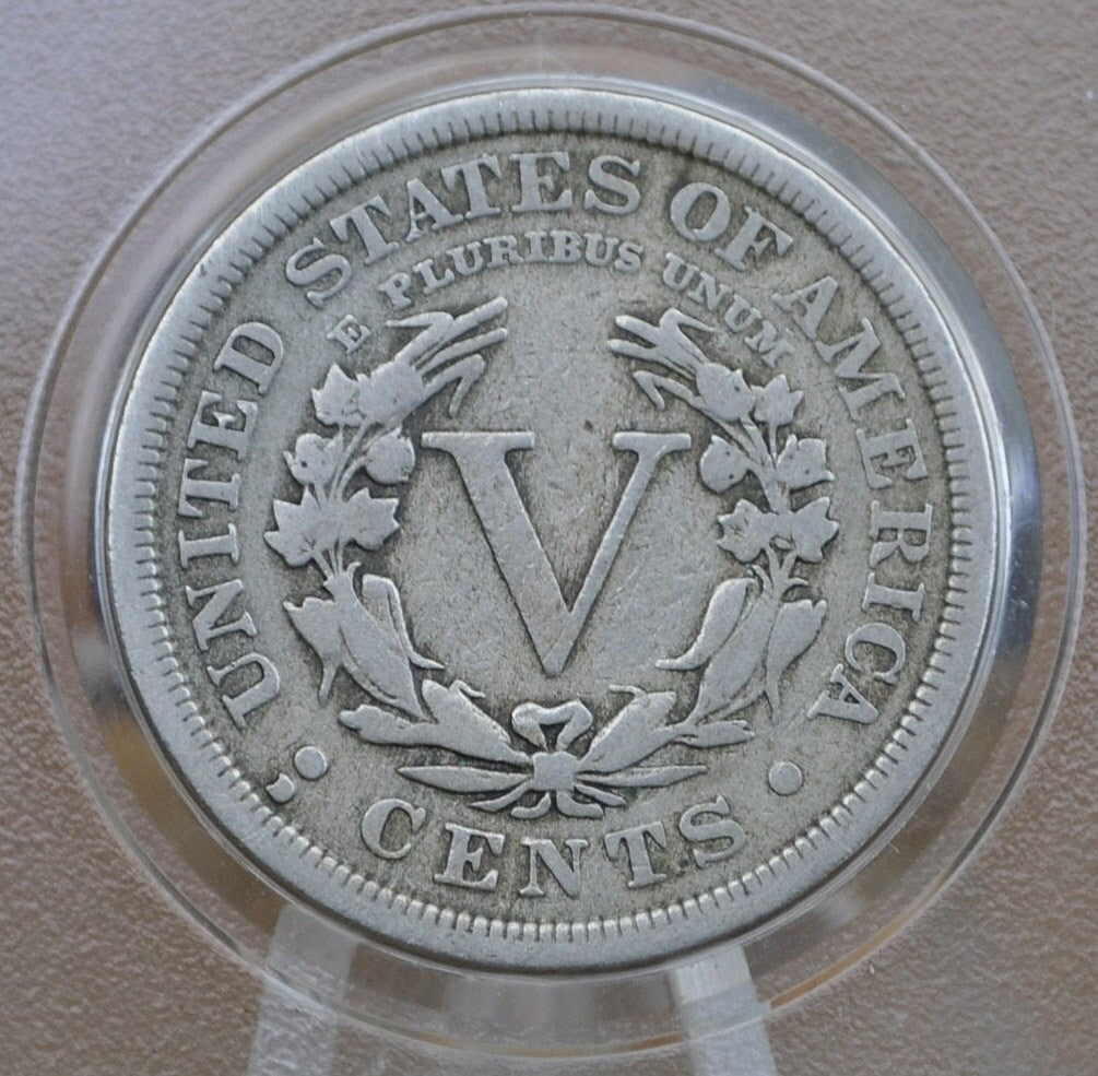 1912 D Liberty Head Nickel - Choose by Grade / Condition - Denver Mint - Liberty Nickel 1912 D Nickel 1912-D V Nickel