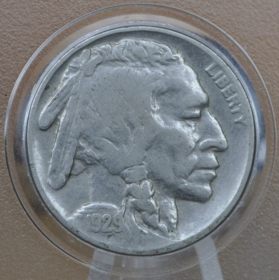 1929 Buffalo Nickel - Choose by Grade - Excellent Date - Philadelphia Mint - 1929 P Nickel Indian Head Nickel 1929 P