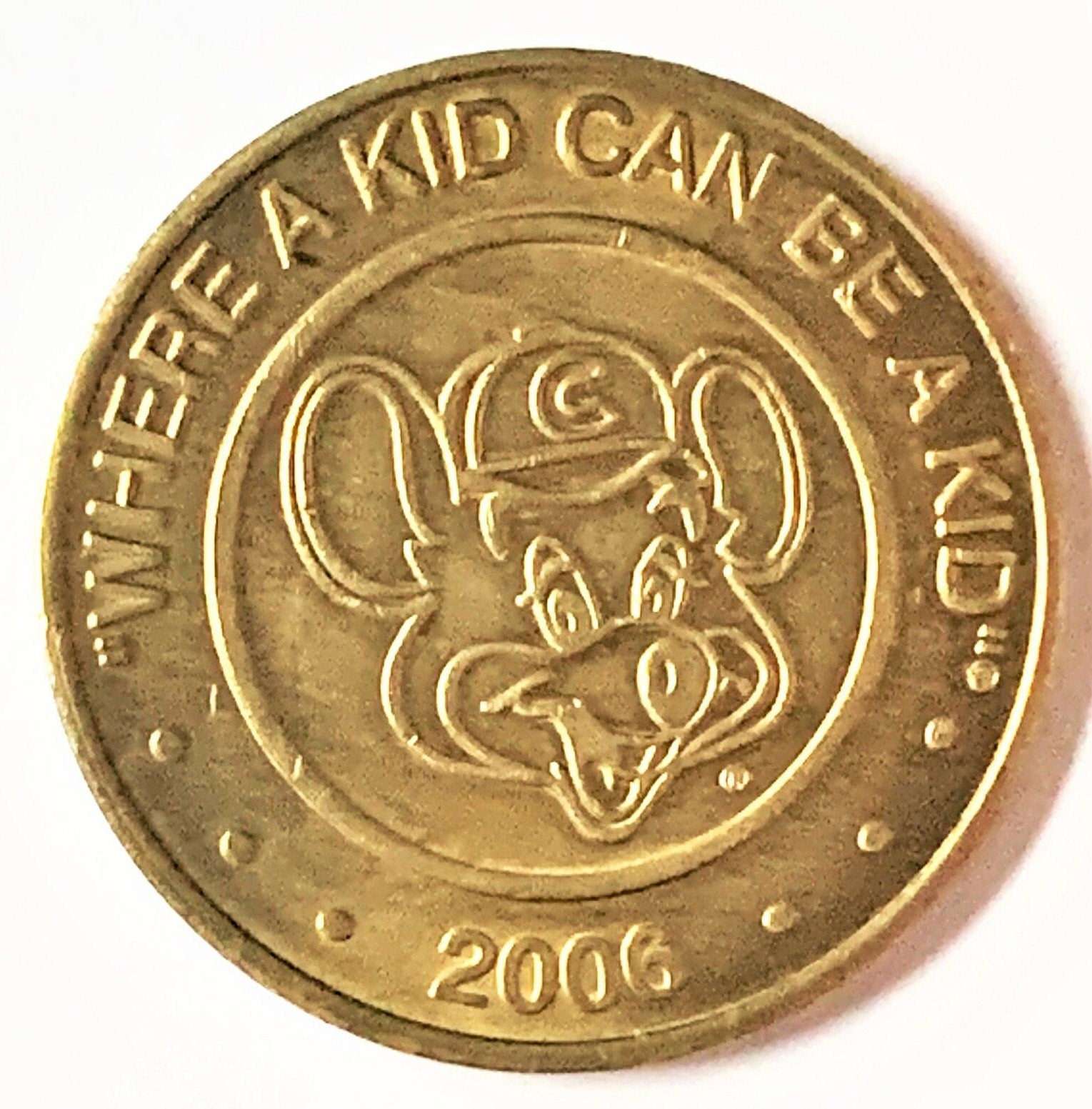 Chuck E. Cheese Tokens - 1980 to 2O13 - Retro Coin - ChuckECheese Token - Vintage Arcade Token - Where a Kid can be a Kid
