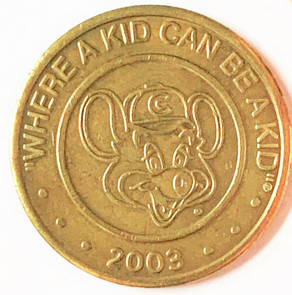 Chuck E. Cheese Tokens - 1980 to 2O13 - Retro Coin - ChuckECheese Token - Vintage Arcade Token - Where a Kid can be a Kid