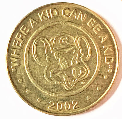 Chuck E. Cheese Tokens - 1980 to 2O13 - Retro Coin - ChuckECheese Token - Vintage Arcade Token - Where a Kid can be a Kid