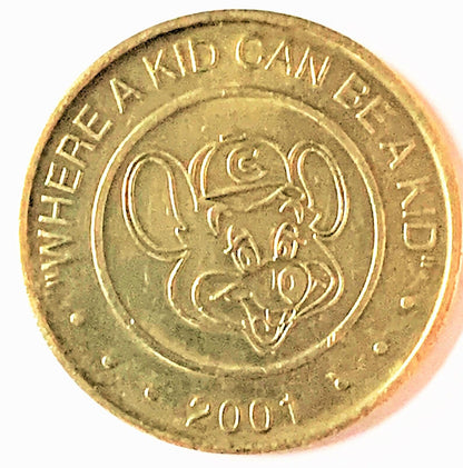 Chuck E. Cheese Tokens - 1980 to 2O13 - Retro Coin - ChuckECheese Token - Vintage Arcade Token - Where a Kid can be a Kid