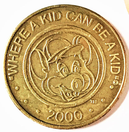 Chuck E. Cheese Tokens - 1980 to 2O13 - Retro Coin - ChuckECheese Token - Vintage Arcade Token - Where a Kid can be a Kid