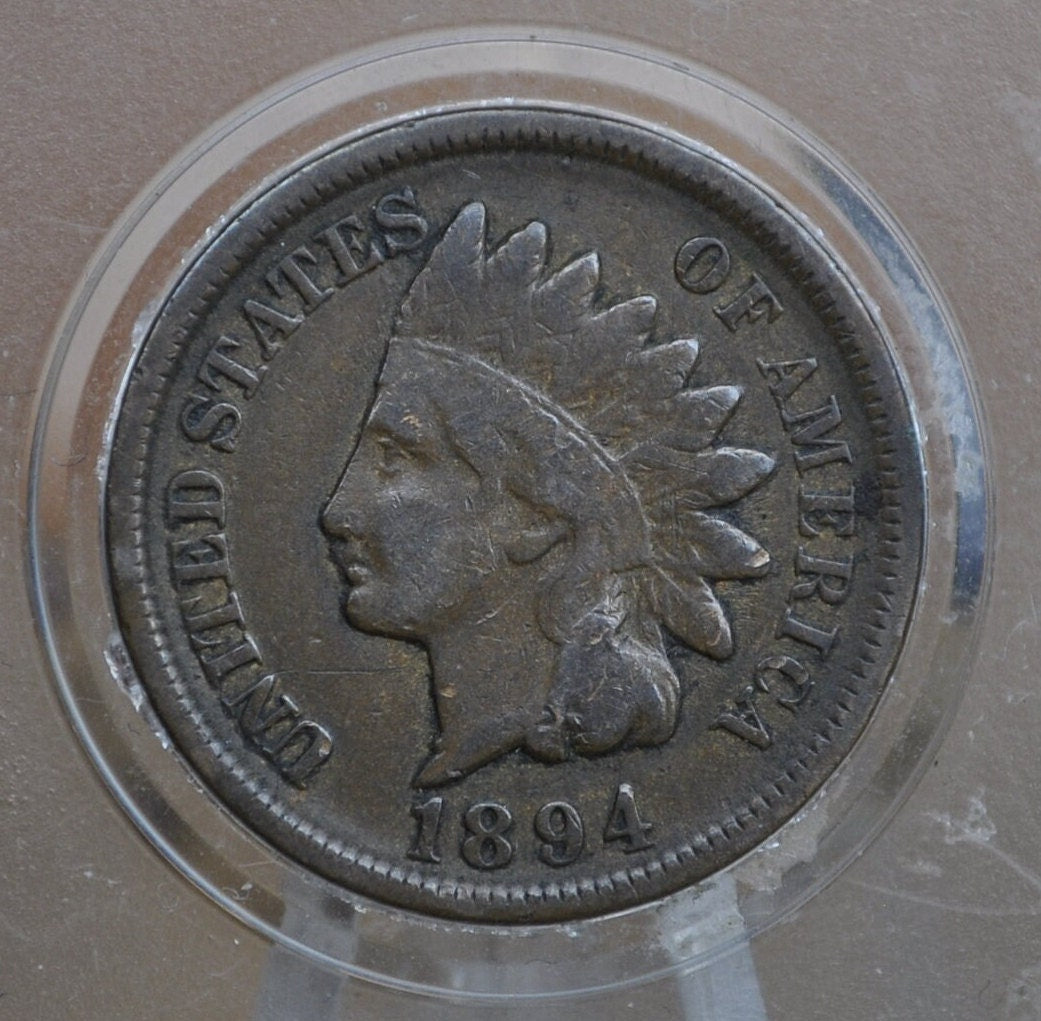 1894 Indian Head Penny - Choose by Grade / Condition - 1894 Indian Head Cent - 1894 Penny - 1894 Cent, Better Date