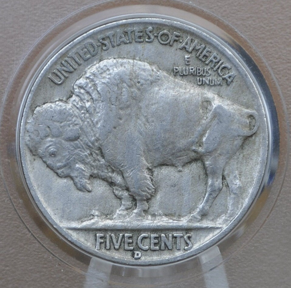 1937-D Buffalo Nickel - VF-XF (Very to Extremely Fine) Grades; Chose by Grade - Denver Mint - Indian Head Nickel 1937 D Nickel