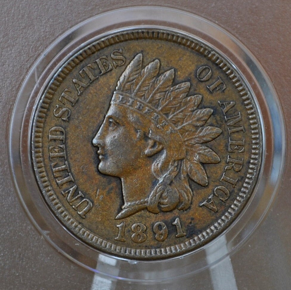 1891 Indian Head Penny - Choose by Grade / Condition - Indian Head Cent 1891 - 1891 US One Cent - Higher Grades