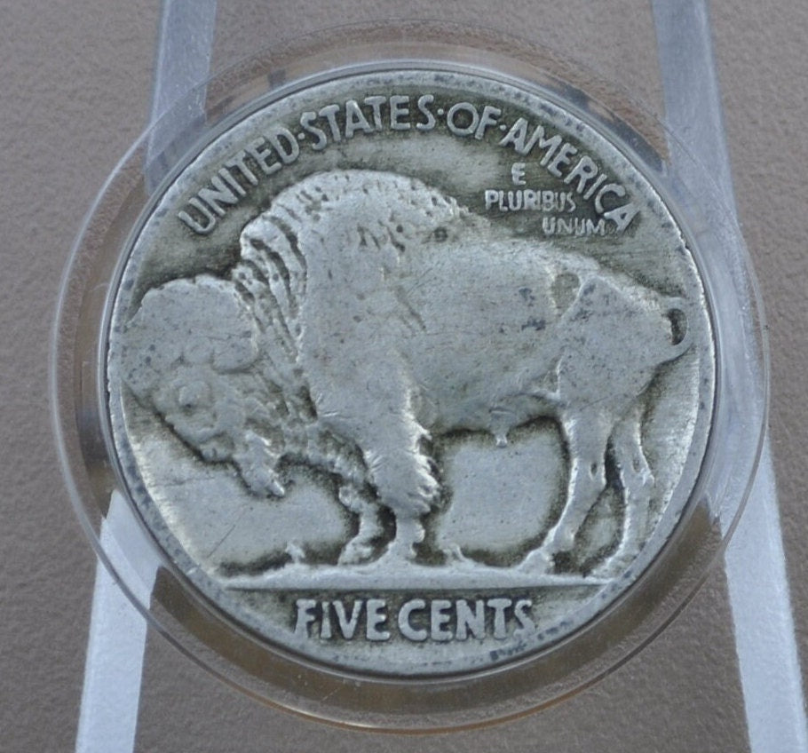 1924 Buffalo Nickel - VG to XF (Very good to Extremely Fine) Grade; Choose by Grade - Philadelphia Mint - 1924 P Nickel Indian Head 1924