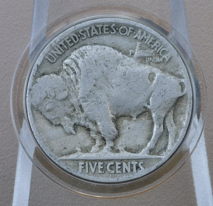 1924 Buffalo Nickel - VG to XF (Very good to Extremely Fine) Grade; Choose by Grade - Philadelphia Mint - 1924 P Nickel Indian Head 1924